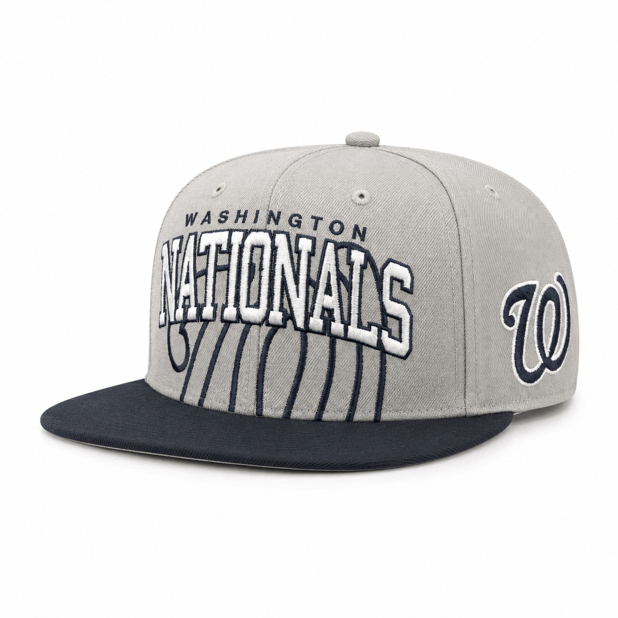 WBCアメリカバージョン　グレー Washington Nationals '47 Brand Captain Adjustable Snapback - Silver/Bl