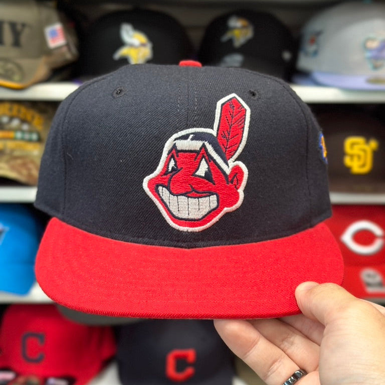New Era Cleveland Indians Vintage 59FIFTY Fitted Hat | Size 6 7/8