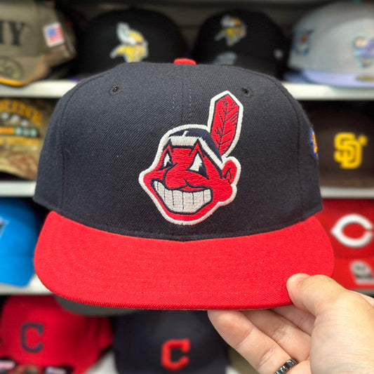 New Era Cleveland Indians Vintage 59FIFTY Fitted Hat | Size 6 7/8