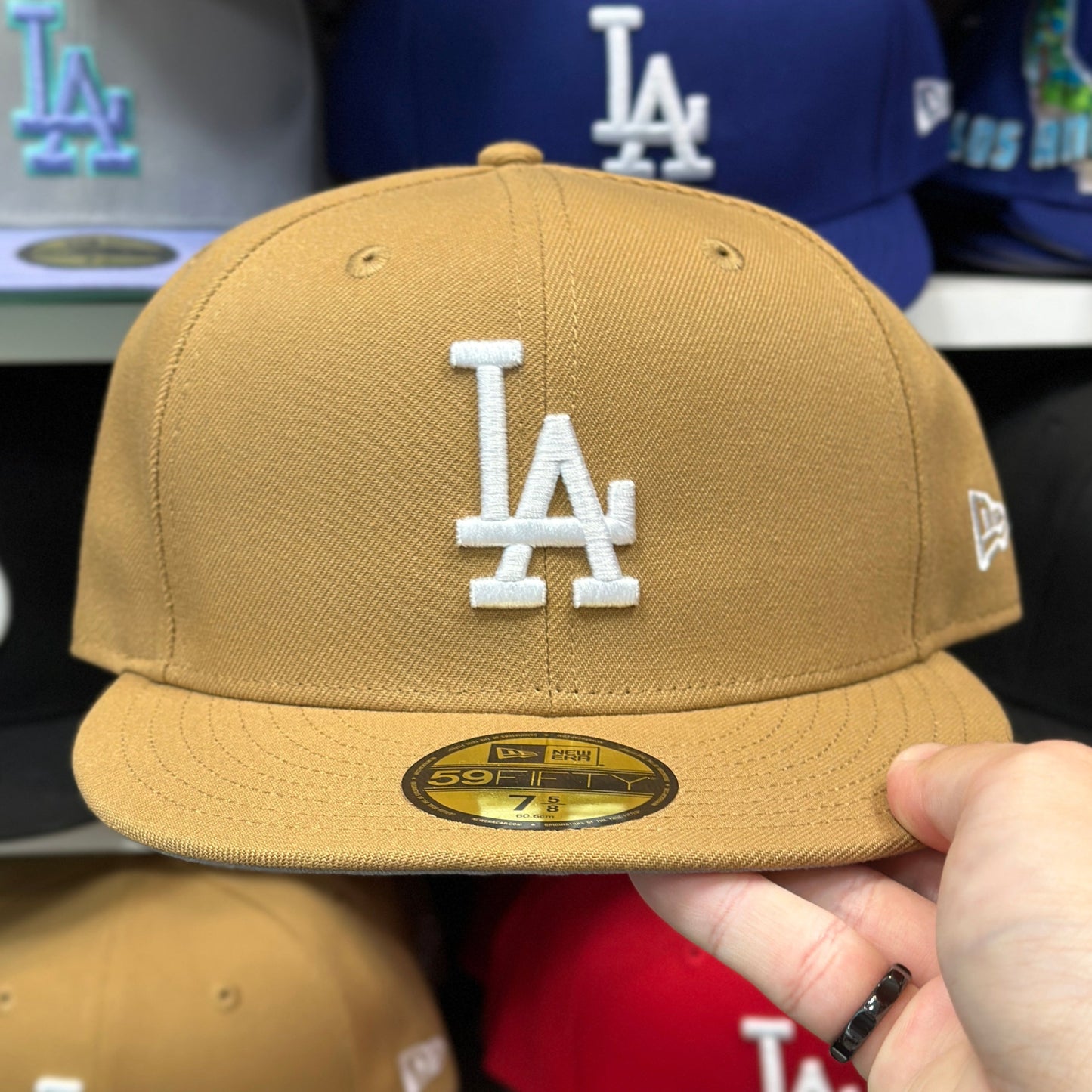 New Era Los Angeles Dodgers Caramel/White 59FIFTY Fitted Hat