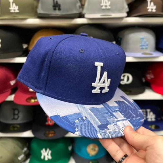 New Era 59FIFTY LA Dodgers MLB Vintage LA Downtown Fitted Cap Blue