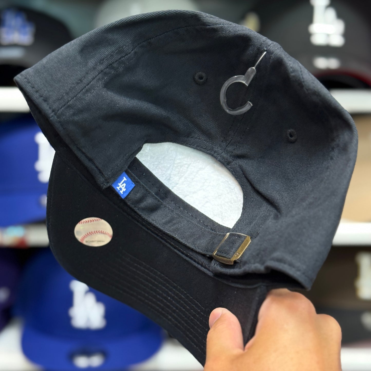 Los Angeles Dodgers Script Dad Cap '47 Brand Black