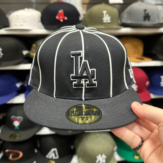 New Era 59FIFTY LA Dodgers MLB Vintage Black Pins Fitted Cap Black