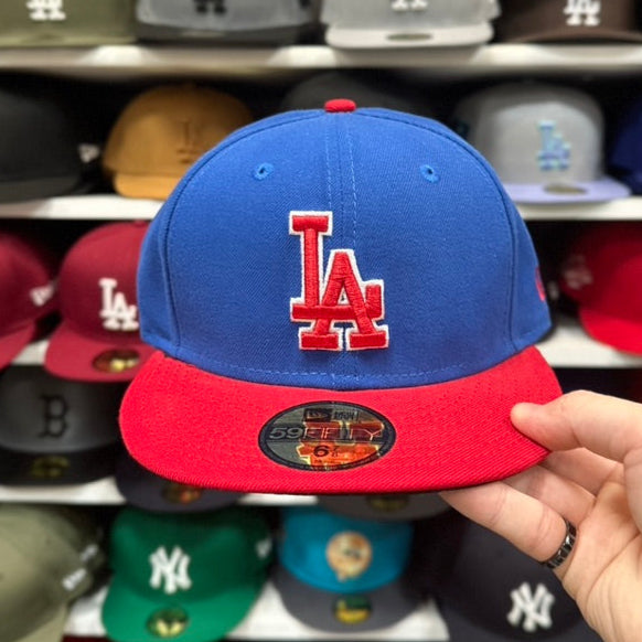 New Era 59FIFTY LA Dodgers MLB Vintage Superman Fitted Cap Blue/Red