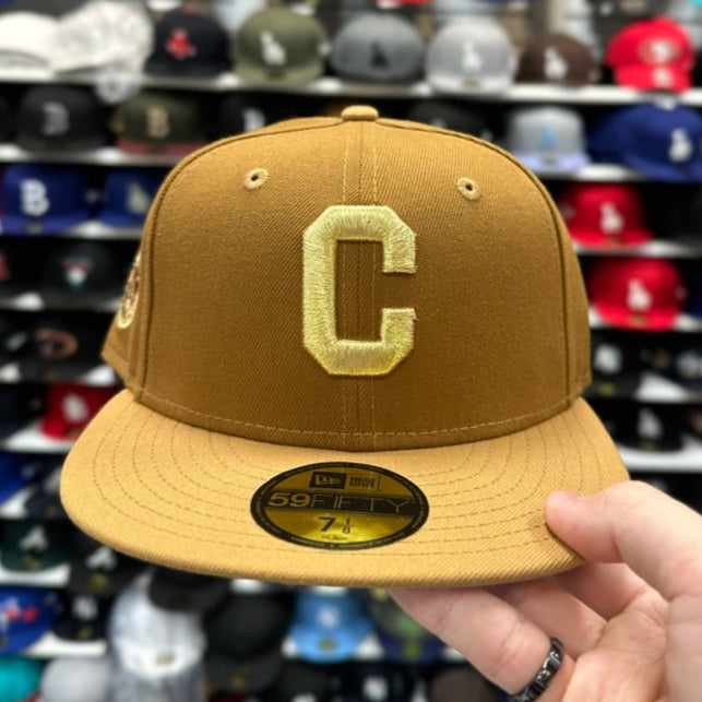 New Era Chicago Cubs 59FIFTY Fitted Hat | Tan/Gold
