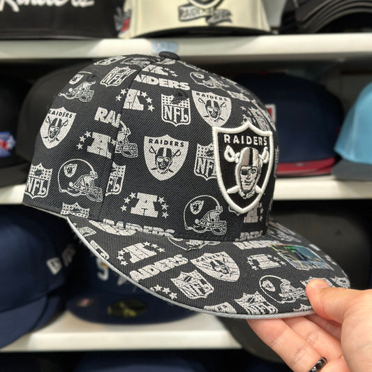 Oakland Raiders Reebok Fitted Hat | Black