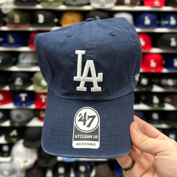 LA Dodgers MLB Dad Cap '47 Brand Clean Up Adjustable Curve Hat Color Options