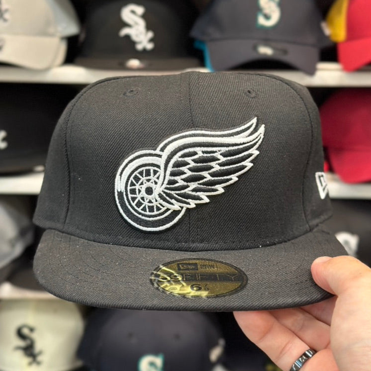 New Era 59FIFTY Detroit Red Wings NHL Fitted Cap Sized Cap Size 6 7/8