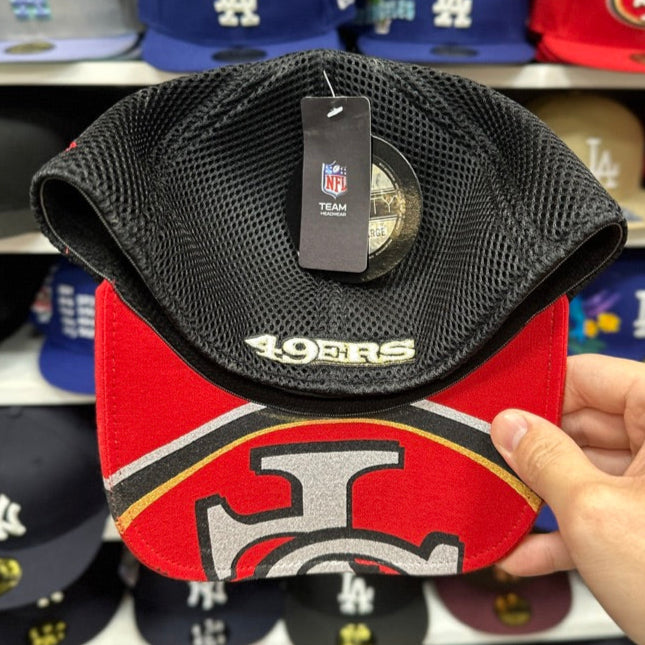 San Francisco 49ers NFL Dry-Fit | New Era 9FORTY Adjustable Ball Cap | Black/Red