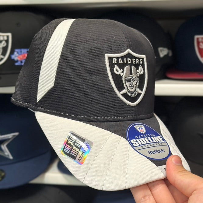 Oakland Raiders NFL Ball Cap | Vintage Reebok Sideline | Black