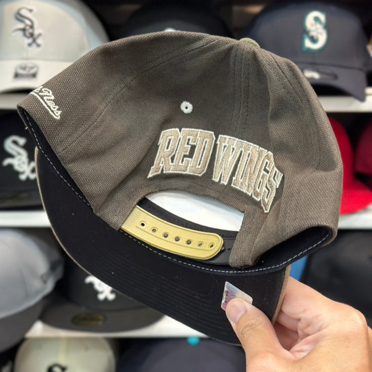 New Era 9FIFTY Detroit Red Wings NHL Snapback Vintage Adjustable Snap Tan/Beige