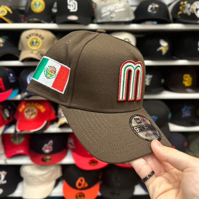 Mexico WBC World Baseball Classic | New Era 9FIFTY A-Frame Snapback | Brown
