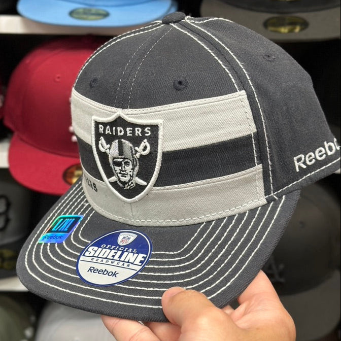 Oakland Raiders NFL Fitted Cap | Vintage Reebok Sideline | L/XL