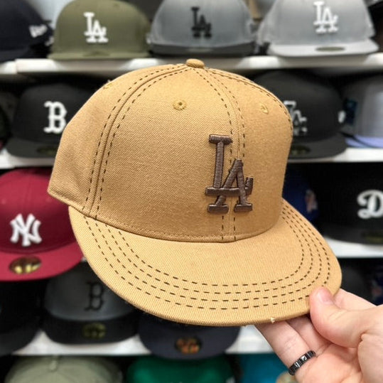 New Era Los Angeles Dodgers Vintage 59FIFTY Fitted Hat Tan