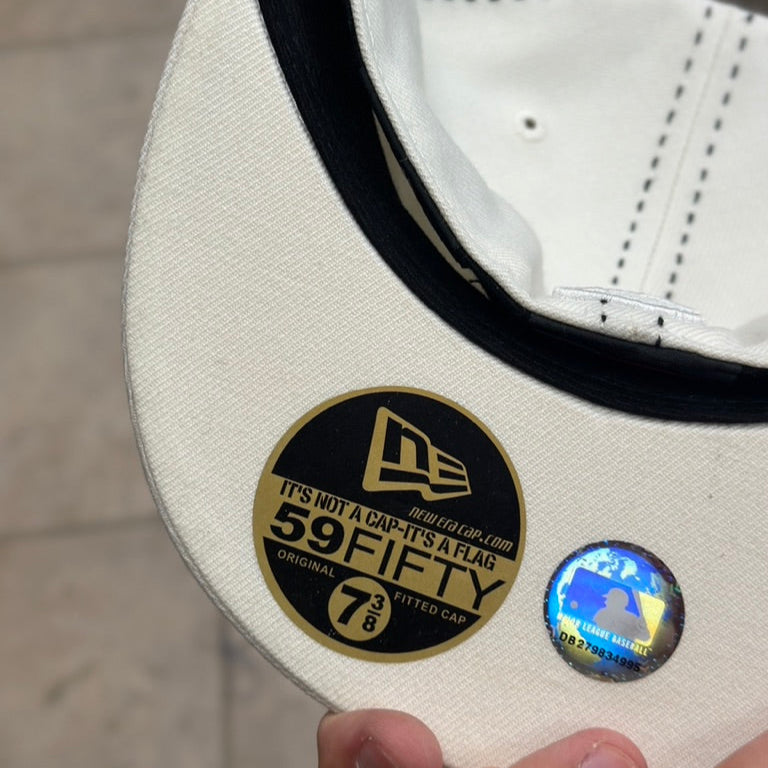 New Era 59FIFTY Cleveland Indians MLB Vintage Cap Fitted Cap White