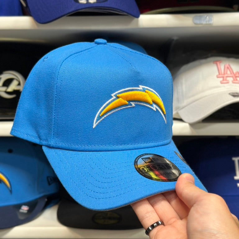 LA Chargers NFL A-Frame Snapback | New Era 9FORTY Adjustable Snap | Electric Blue