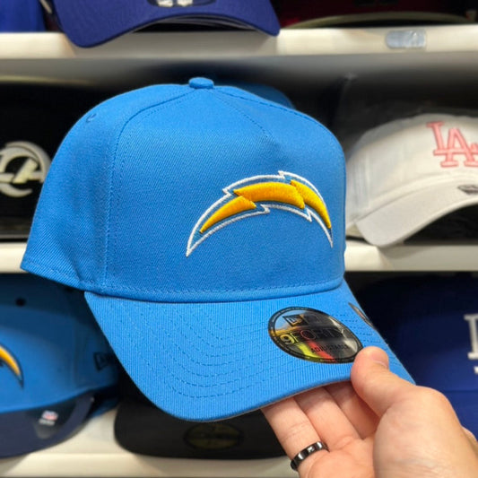 New Era Los Angeles Chargers A-Frame Electric Blue 9FORTY Snapback