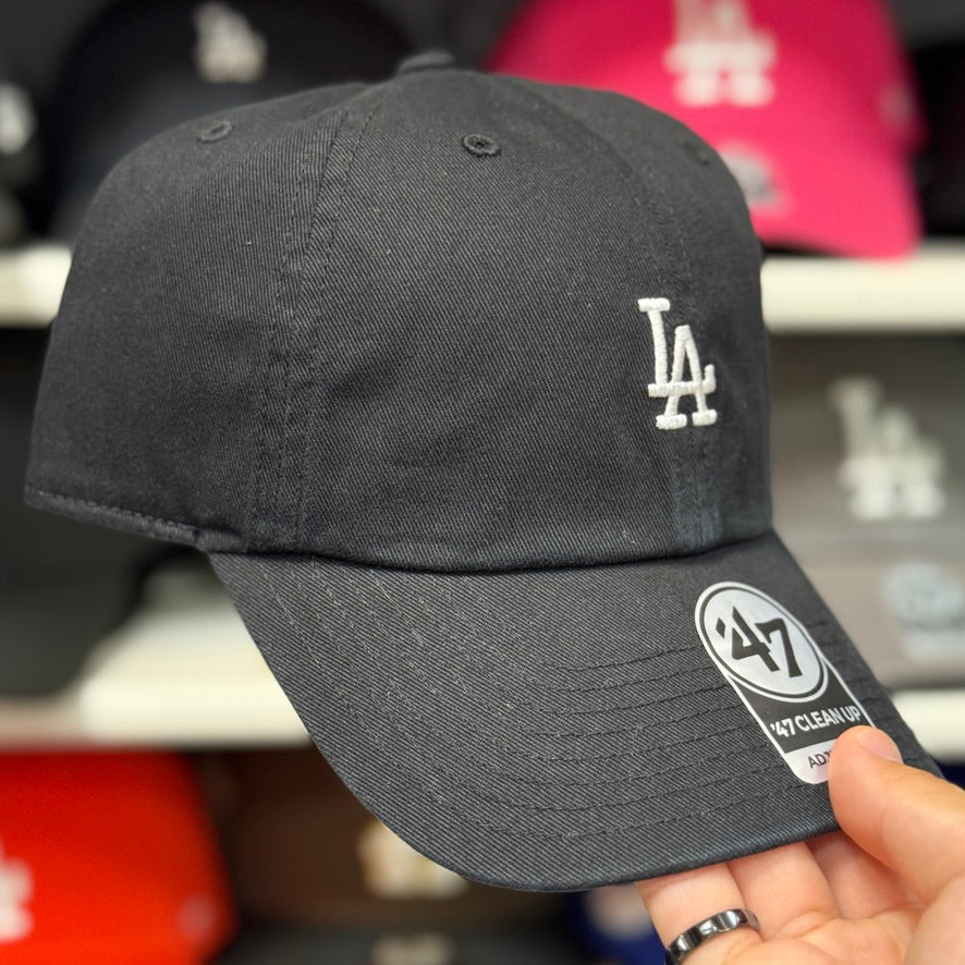 Los Angeles Dodgers 'Mini Logo' Dad Cap '47 Brand Black