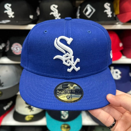 Chicago White Sox MLB Fitted Cap | New Era 59FIFTY Sized Cap | Blue