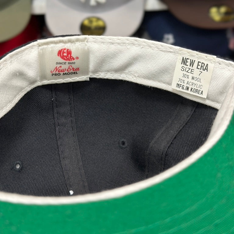 Oakland Raiders NFL Fitted Hat | New Era Vintage Sized Cap | Black