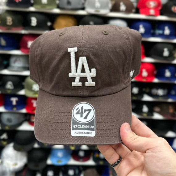 LA Dodgers MLB Dad Cap '47 Brand Clean Up Adjustable Curve Hat Color Options