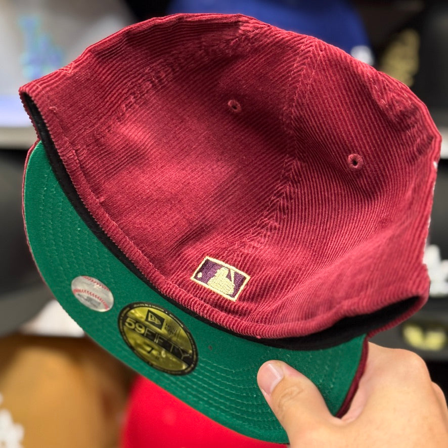 New Era Los Angeles Dodgers '60th Anniversary' 59FIFTY Fitted Hat | Maroon