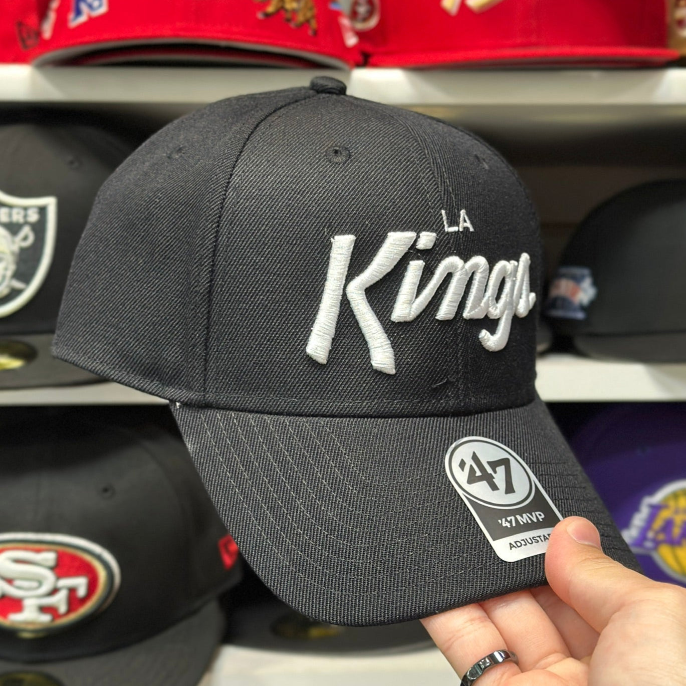LA Kings NHL Ball Cap '47 Brand Black