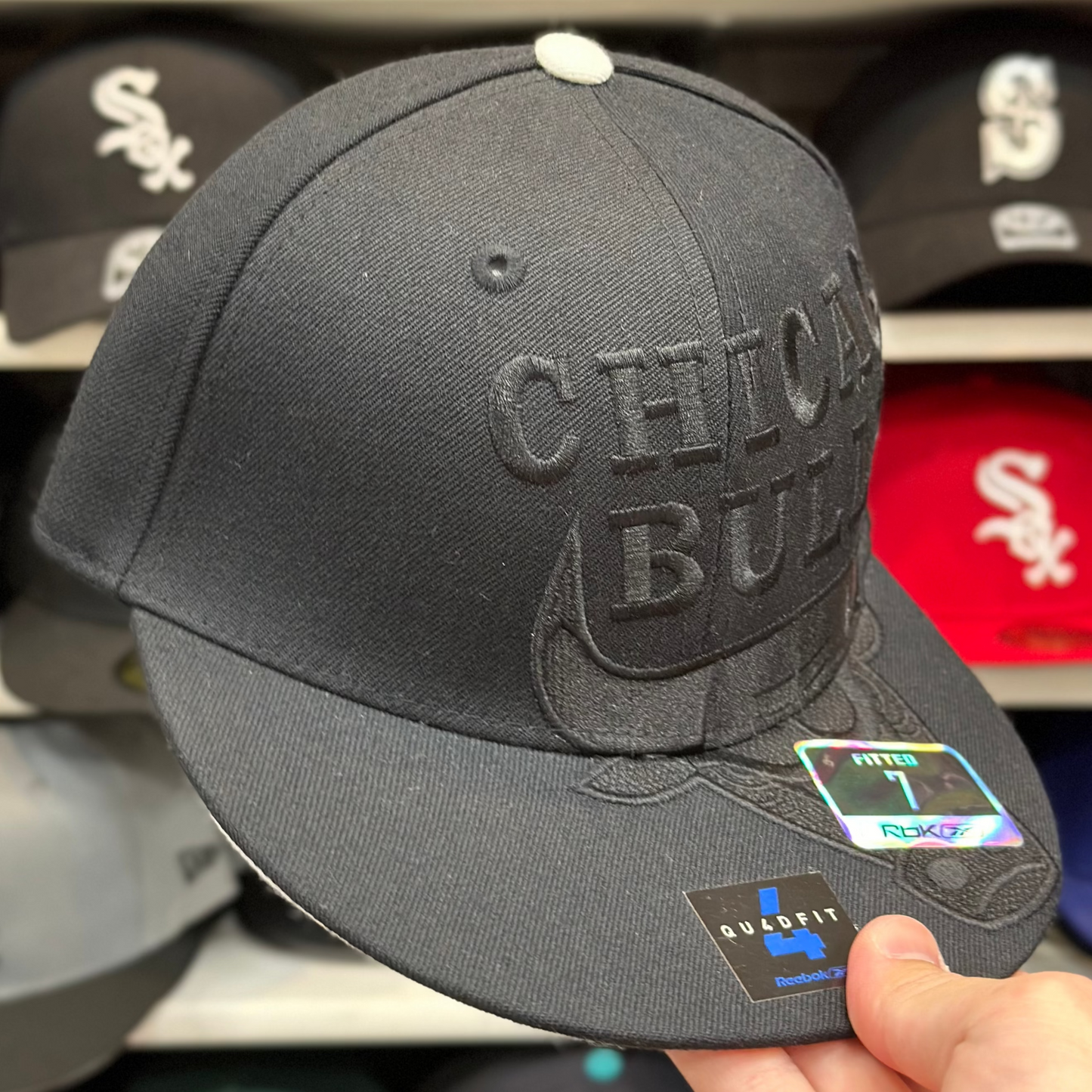 Chicago Bulls Reebok Snapback Hat | Black