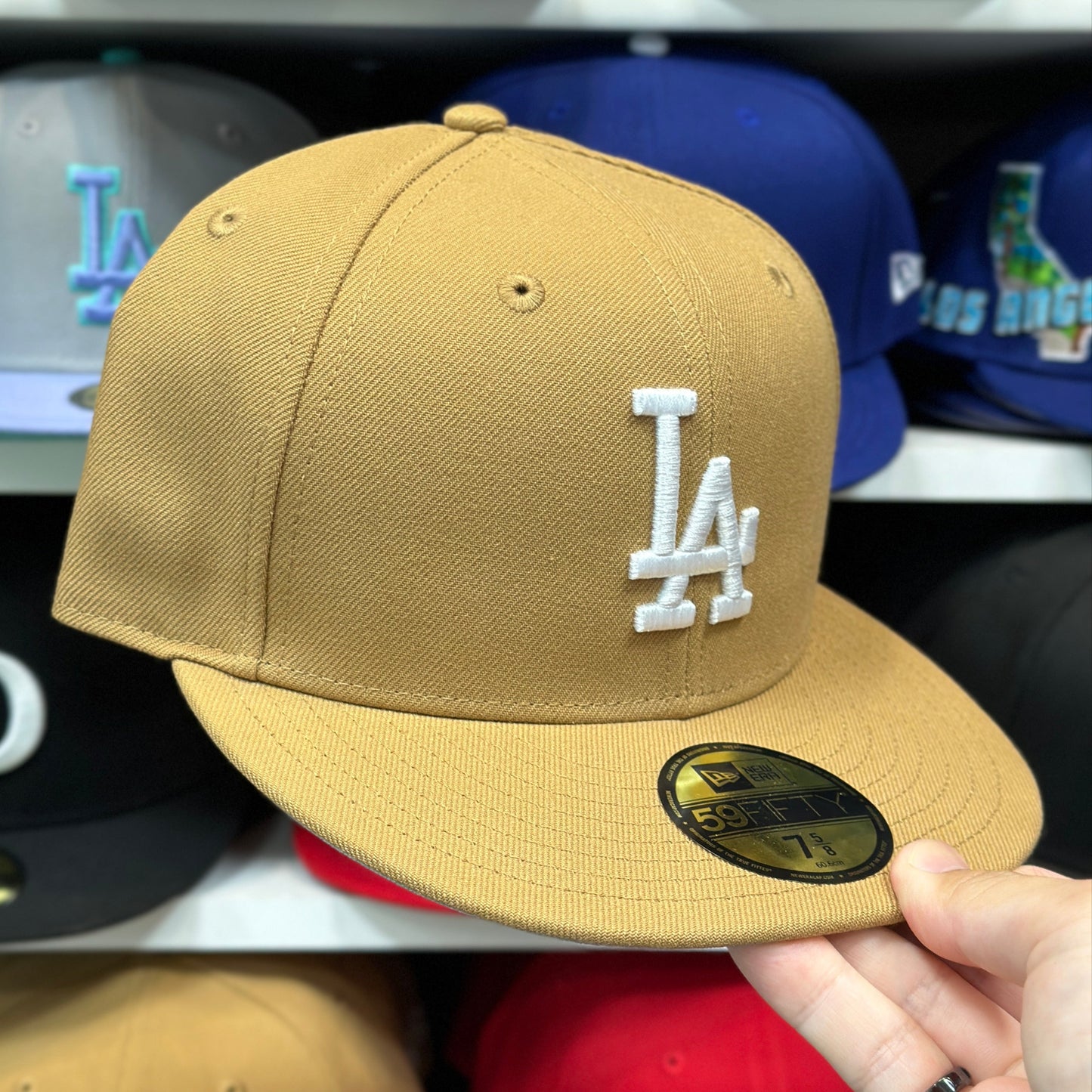 New Era Los Angeles Dodgers Caramel/White 59FIFTY Fitted Hat