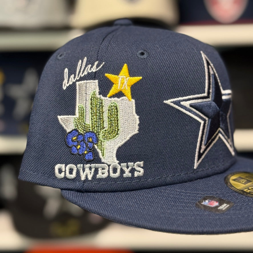 New Era Dallas Cowboys 'Dallas Identity' 59FIFTY Fitted Hat | Navy