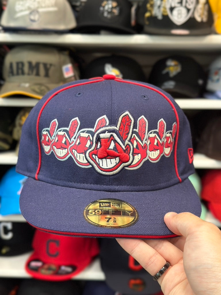 Cleveland Indians MLB Vintage Cap New Era 59FIFTY Fitted Cap Navy