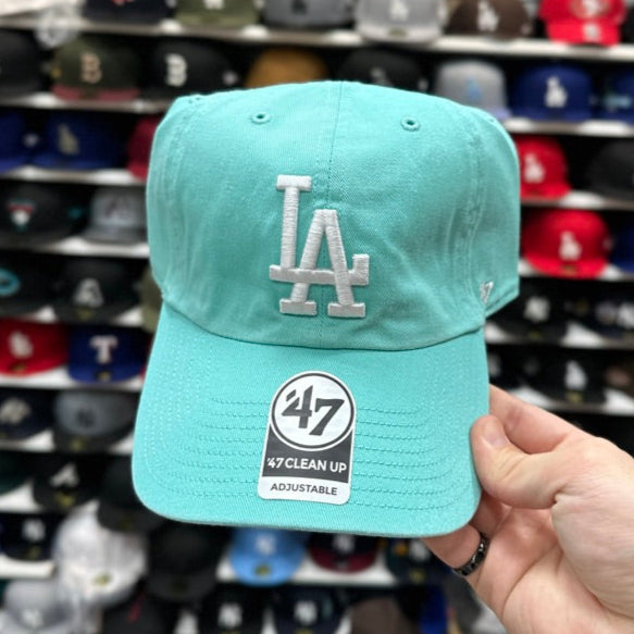 LA Dodgers MLB Dad Cap '47 Brand Clean Up Adjustable Curve Hat Color Options