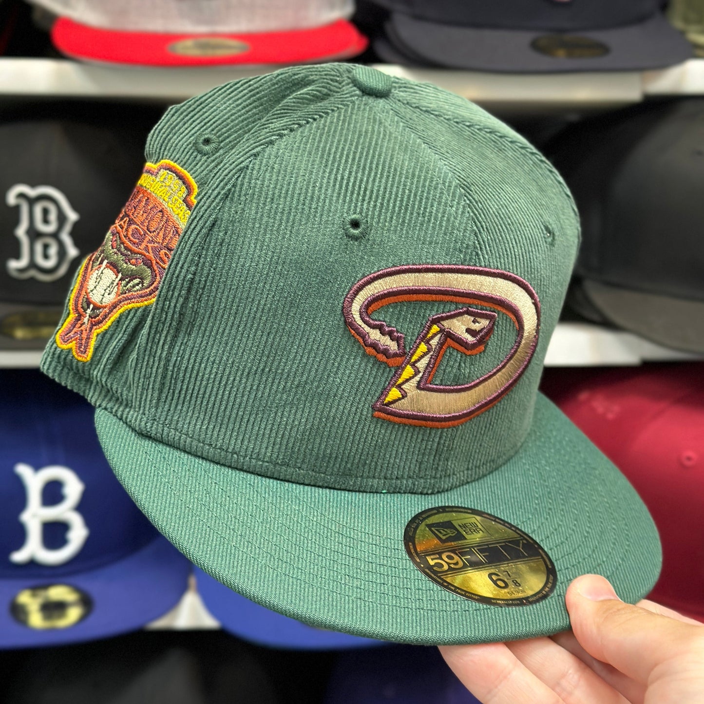 New Era 59FIFTY Arizona Diamondbacks MLB Corduroy Sized Cap Green