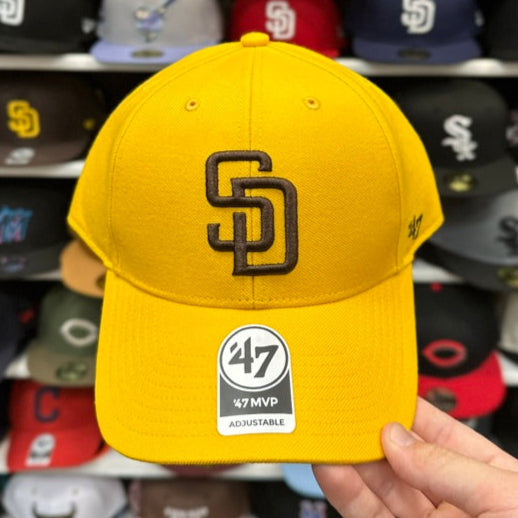 San Diego Padres Ball Cap '47 Brand Yellow