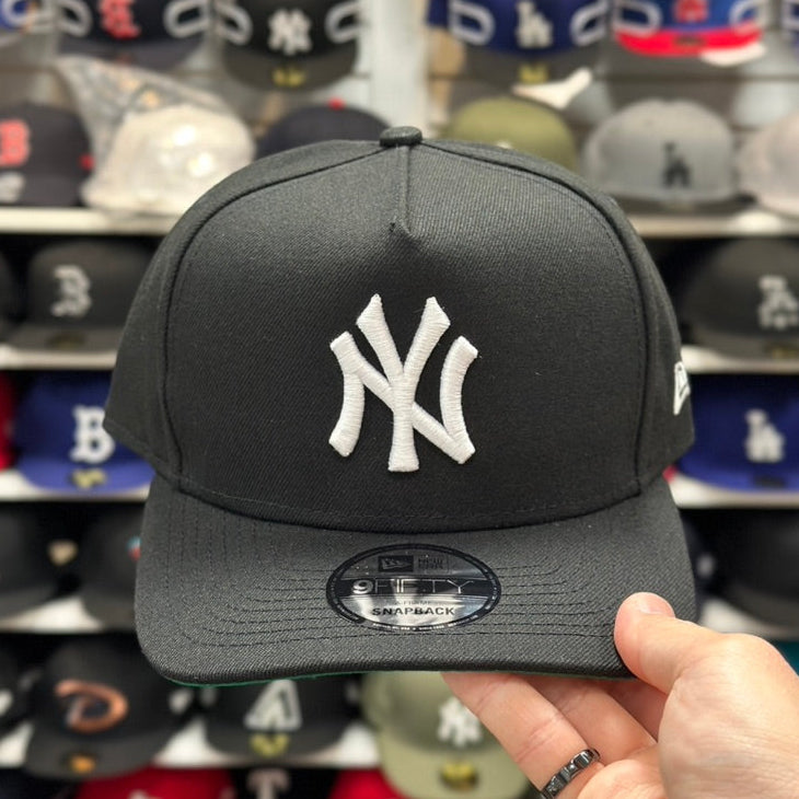 New Era New York Yankees A-Frame 9FIFTY Snapback Black