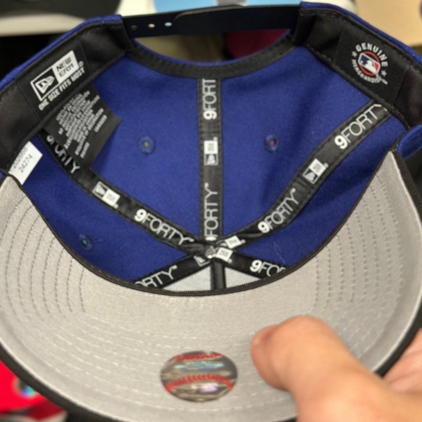 New Era LA Dodgers Upside Down Reversible Two Tone A-Frame 9FORTY Snapback Blue/Black