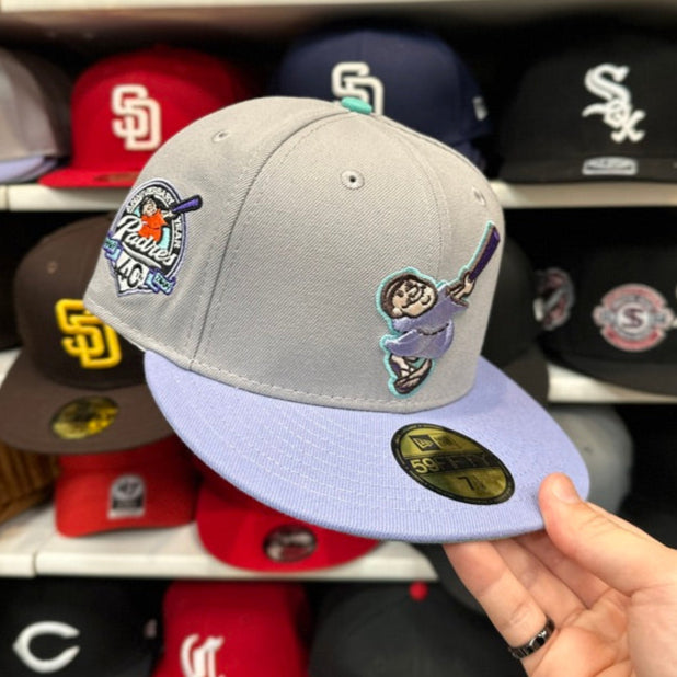 New Era 59FIFTY San Diego Padres MLB Summer Style Fitted Cap Silver/Periwinkle