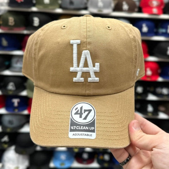 LA Dodgers MLB Dad Cap '47 Brand Clean Up Adjustable Curve Hat Color Options
