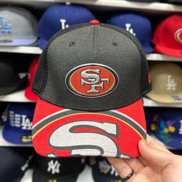 San Francisco 49ers NFL Dry-Fit | New Era 9FORTY Adjustable Ball Cap | Black/Red