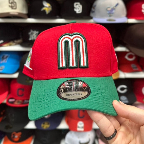 Mexico WBC World Baseball Classic | New Era 9FIFTY A-Frame Snapback | Red/Green