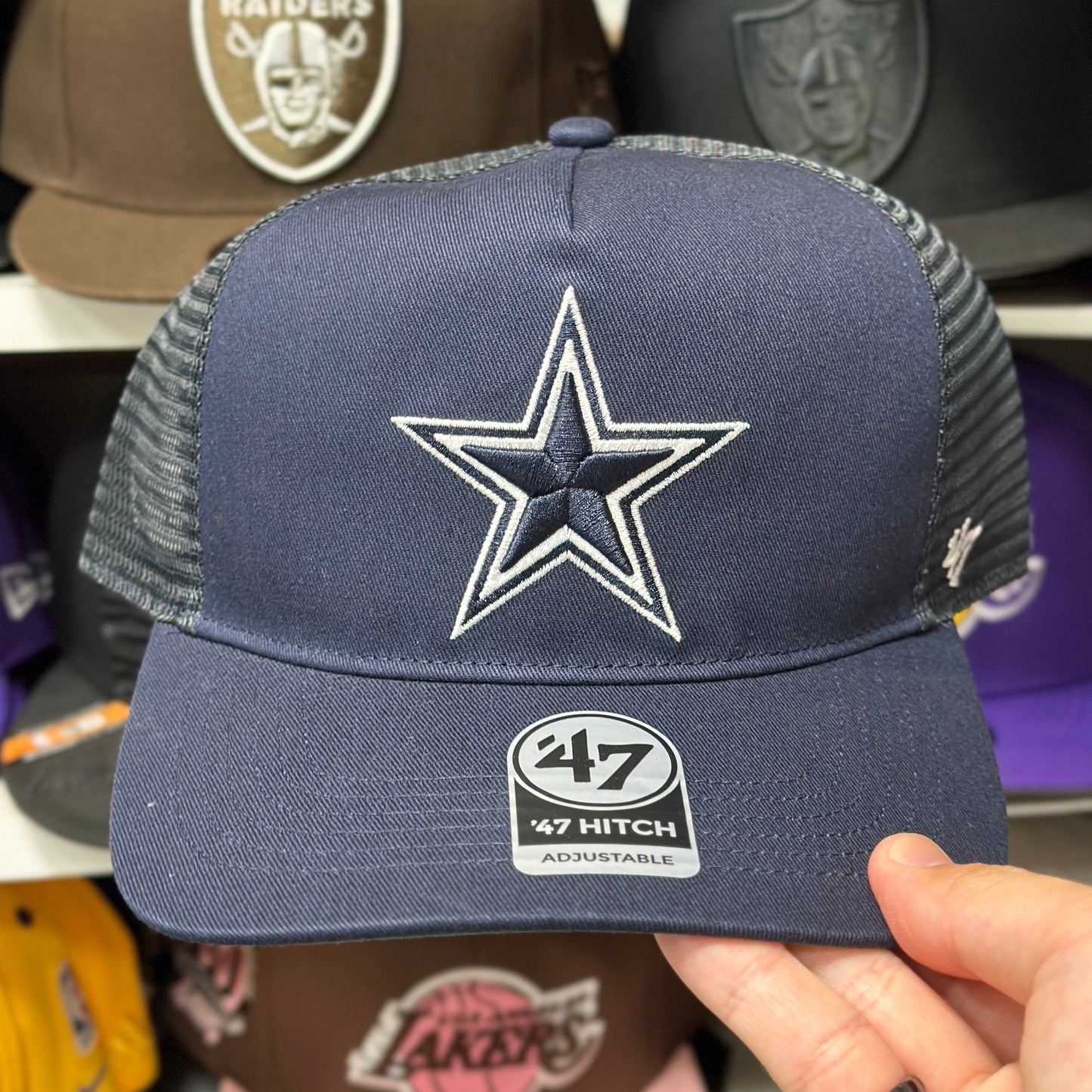 Dallas Cowboys NFL Trucker Snapback | '47 Brand Hitch, Cap | Navy