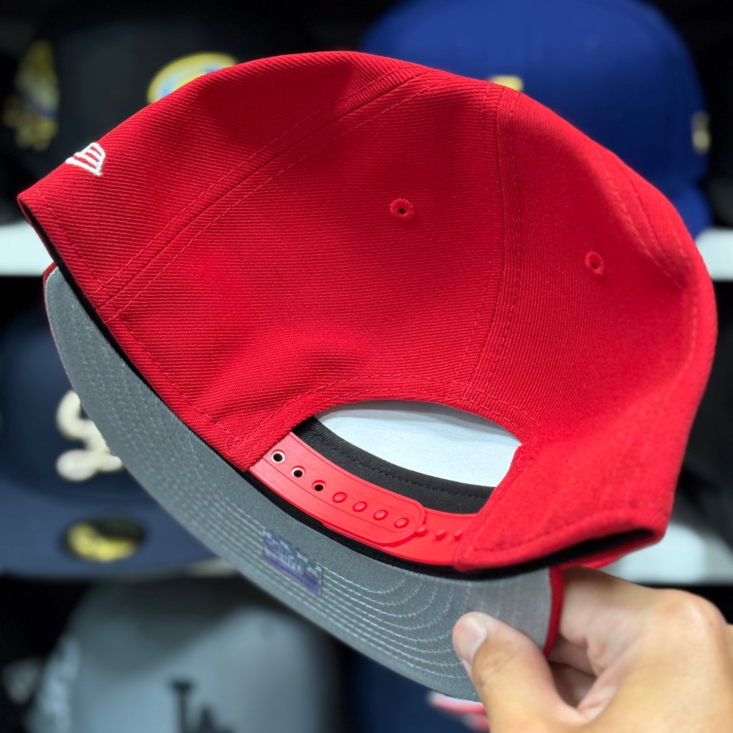 New Era San Francisco 49ers Script Logo 9FIFTY Snapback Red