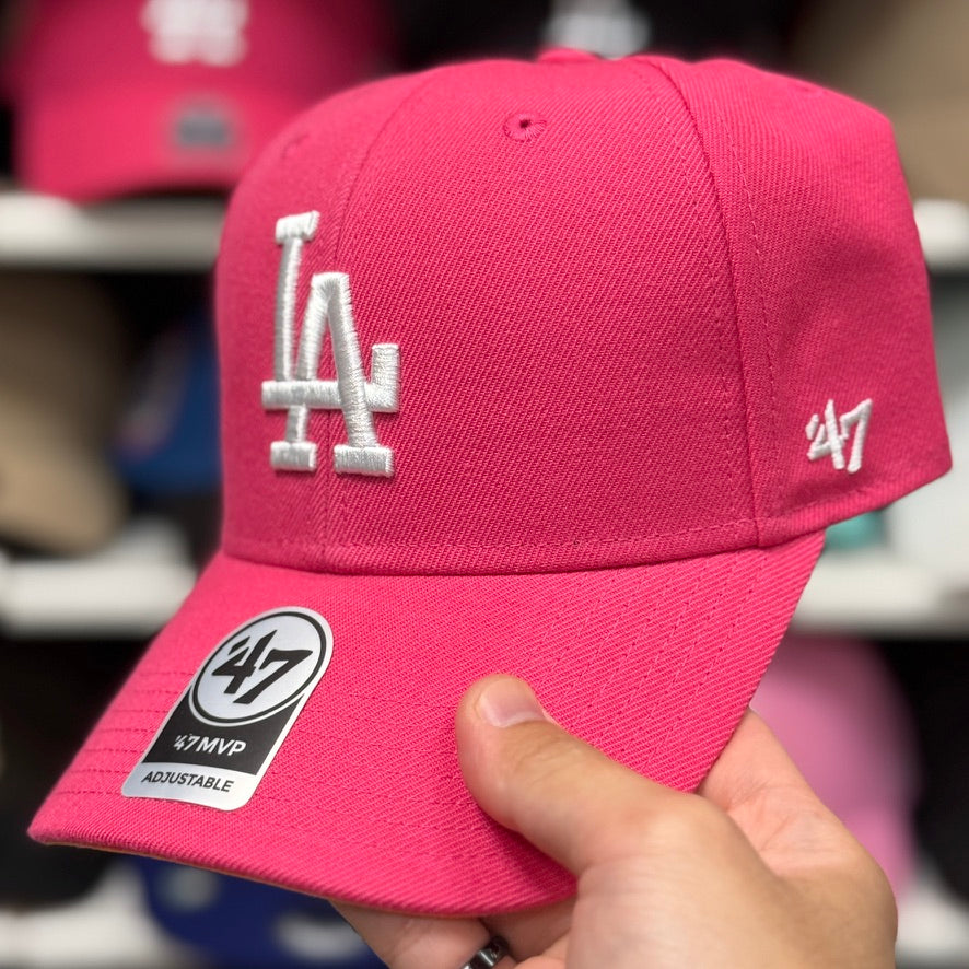 Los Angeles Dodgers '1988 World Series' '47 Brand Snapback | Pink