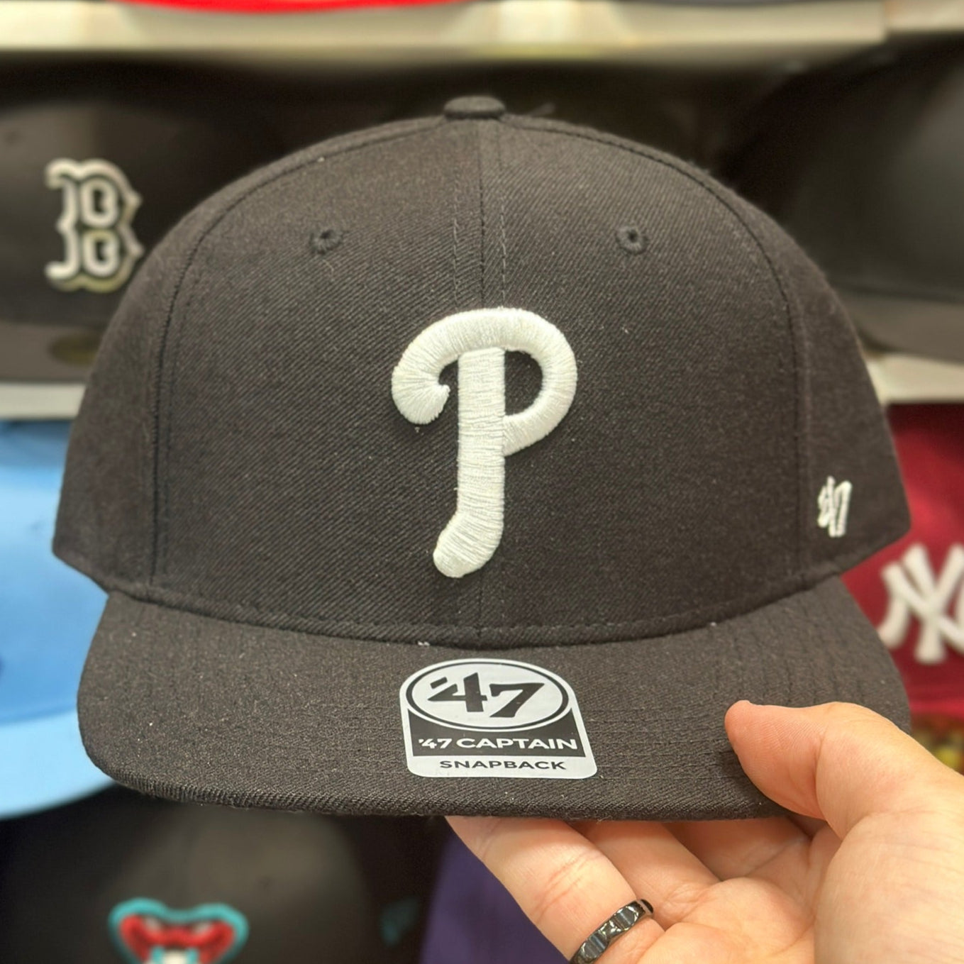 Philadelphia Phillies Snapback '47 Brand Cap Black