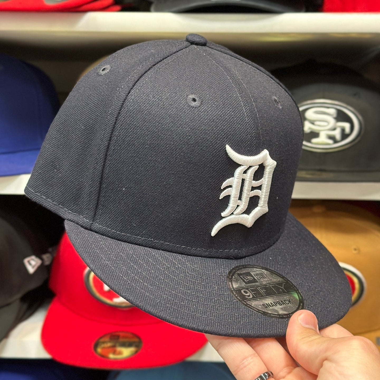New Era Detroit Tigers Navy/White 9FIFTY Snapback