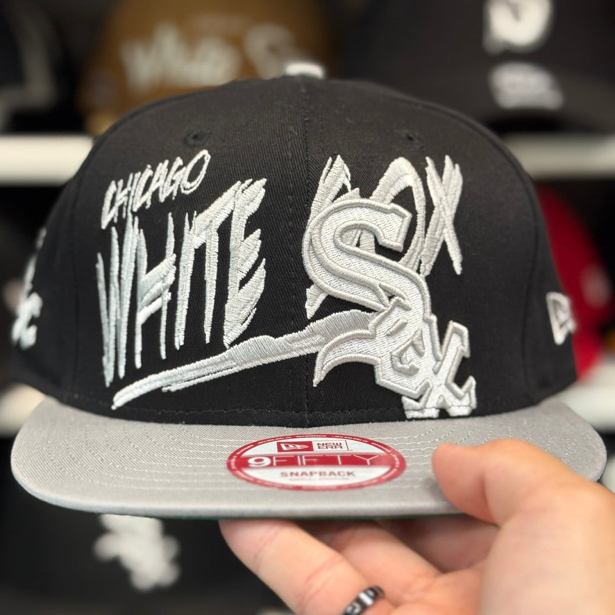 New Era Chicago White Sox 'Horror Script' 9FIFTY Snapback Black/Gray