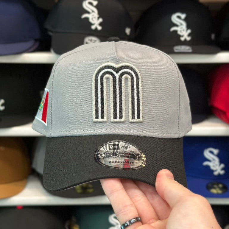 New Era Mexico M 'World Baseball Classic' A-Frame Gray/Black 9FIFTY Snapback