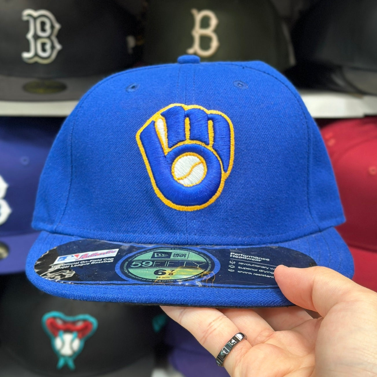 New Era Milwaukee Brewers 59FIFTY Fitted Hat | Blue