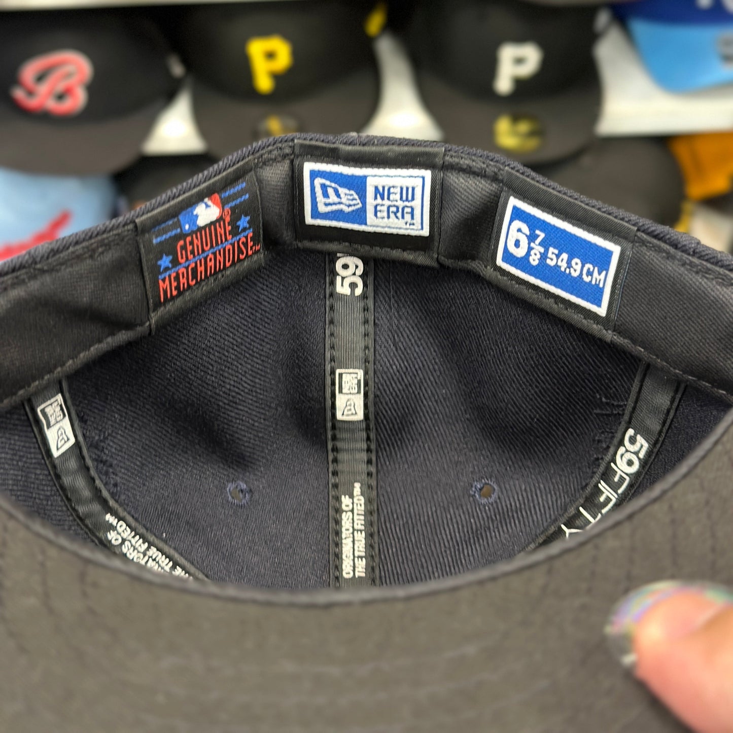 Pittsburgh Pirates NFL Vintage Dark Blue | New Era 59FIFTY Fitted Cap | Size 6 7/8
