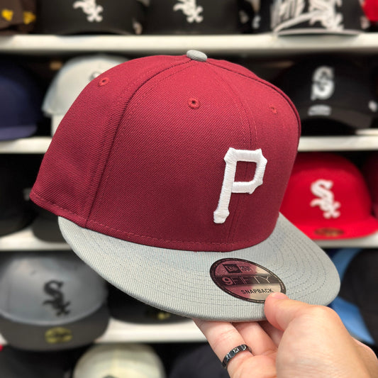 New Era Pittsburgh Pirates Maroon/Silver 9FIFTY Snapback